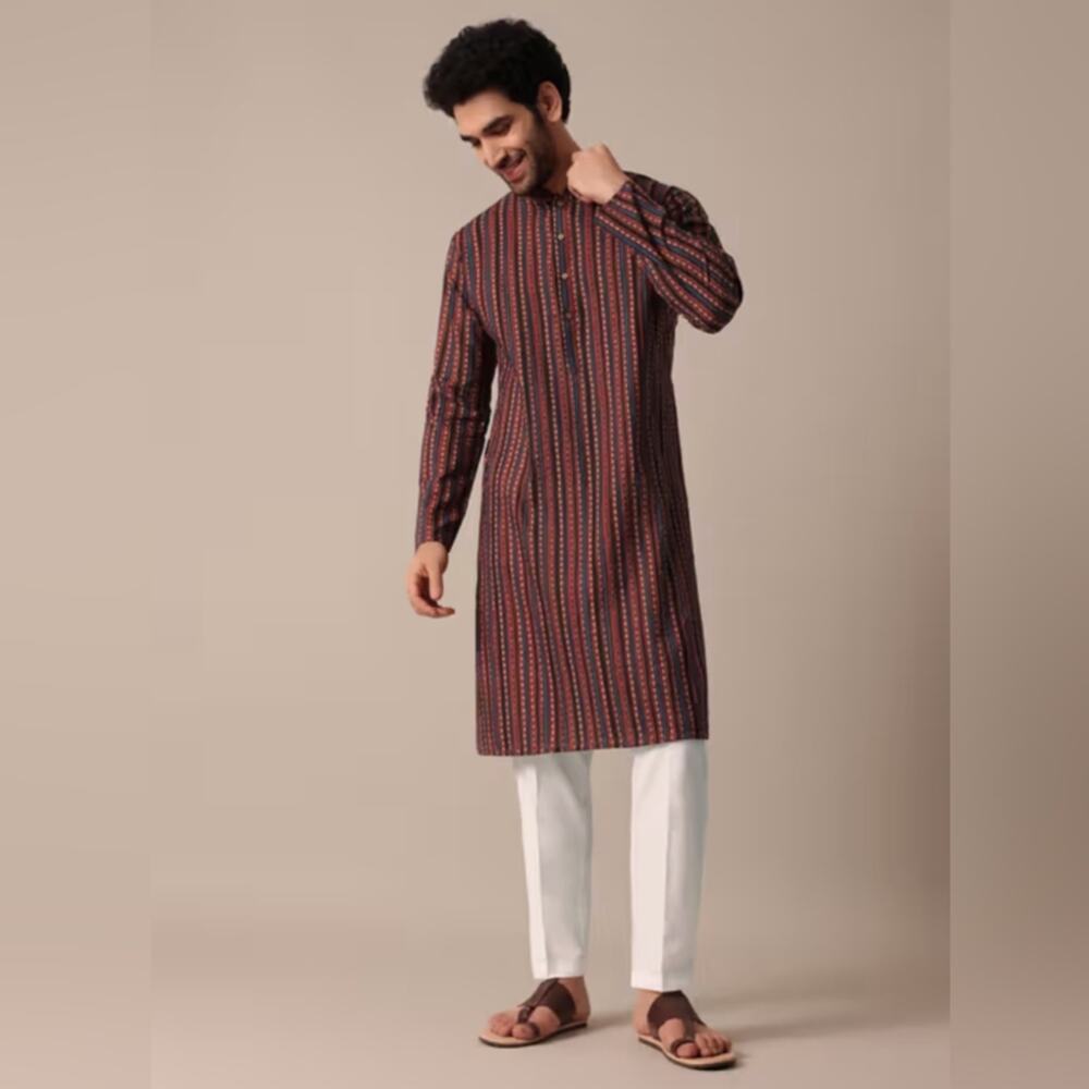 Kalki Striped Kurta for Men